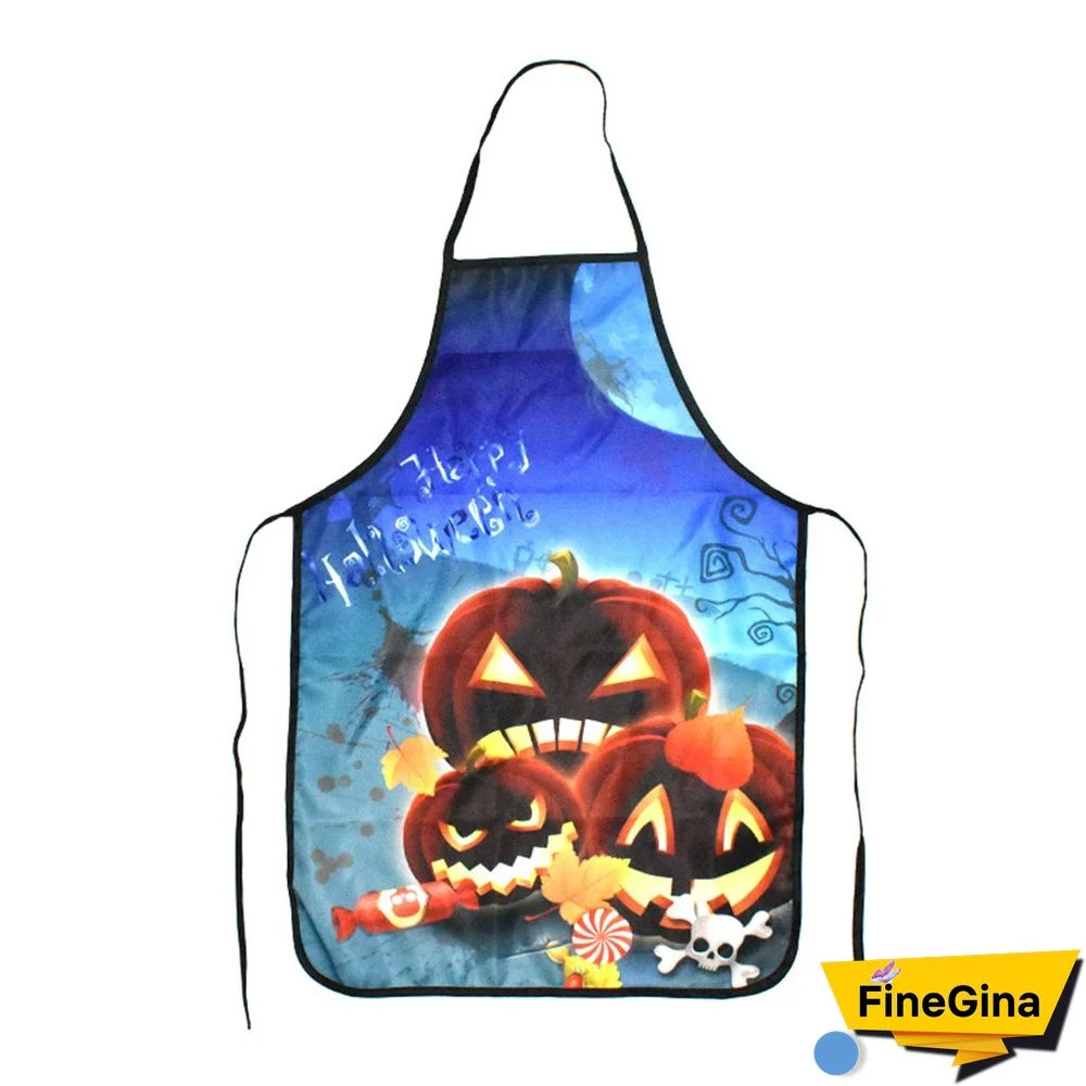 Waterproof Halloween Theme Linen Apron