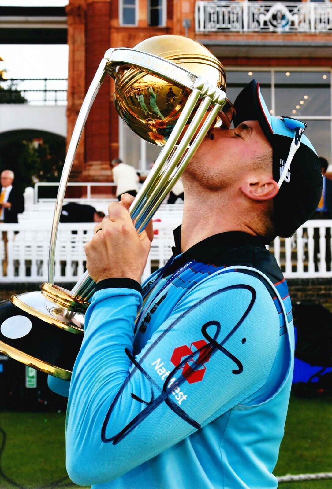 Jason ROY Signed 12X8 Photo Poster painting 2019 England CRICKET World Cup AFTAL COA (A)