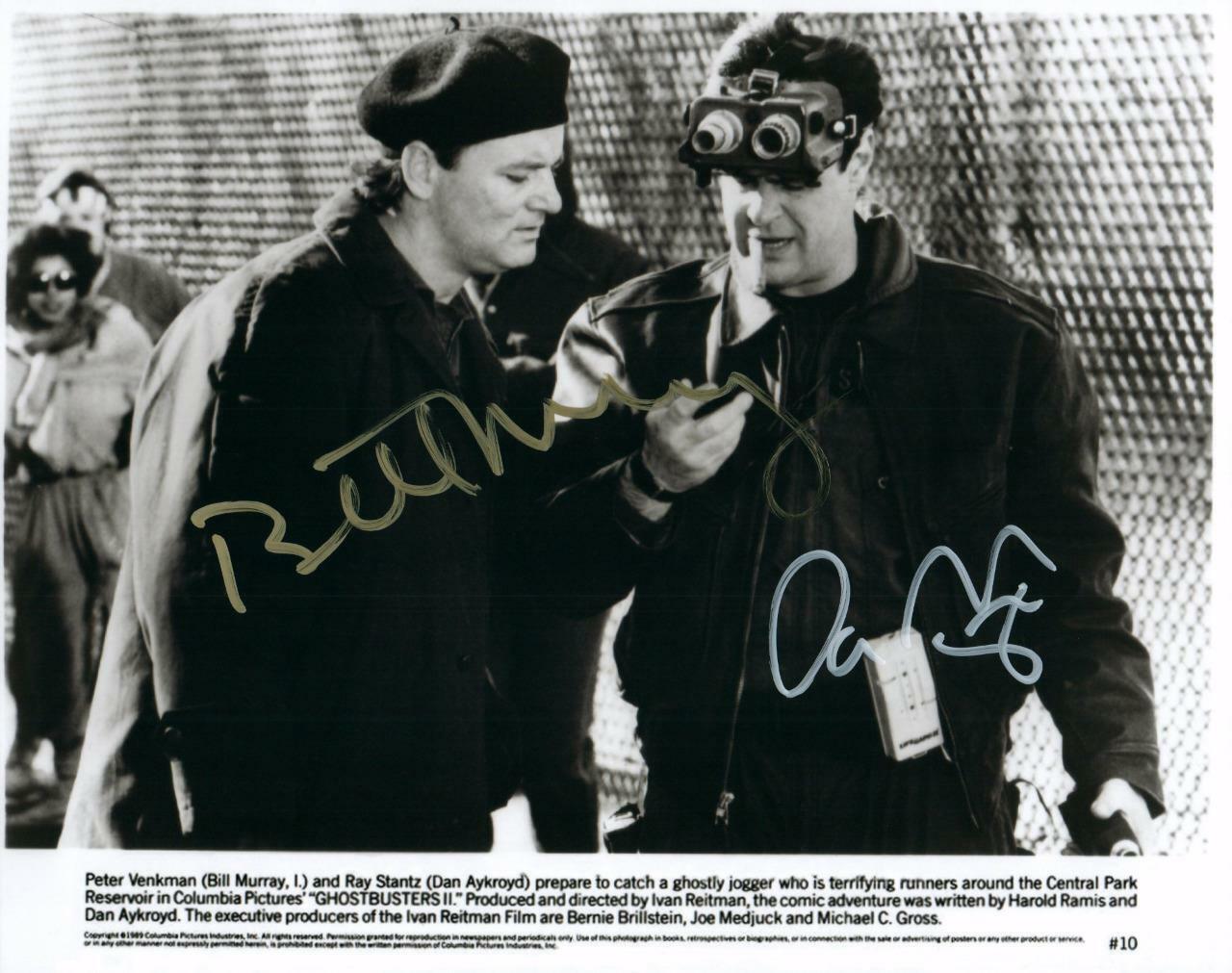 Dan Aykroyd Bill Murray signed 8x10 Picture autographed Photo Poster painting with COA