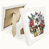 5D DIY Partial Special Shaped Drill Diamond Painting Xmas Siamese Cat22.8x22.8cm
