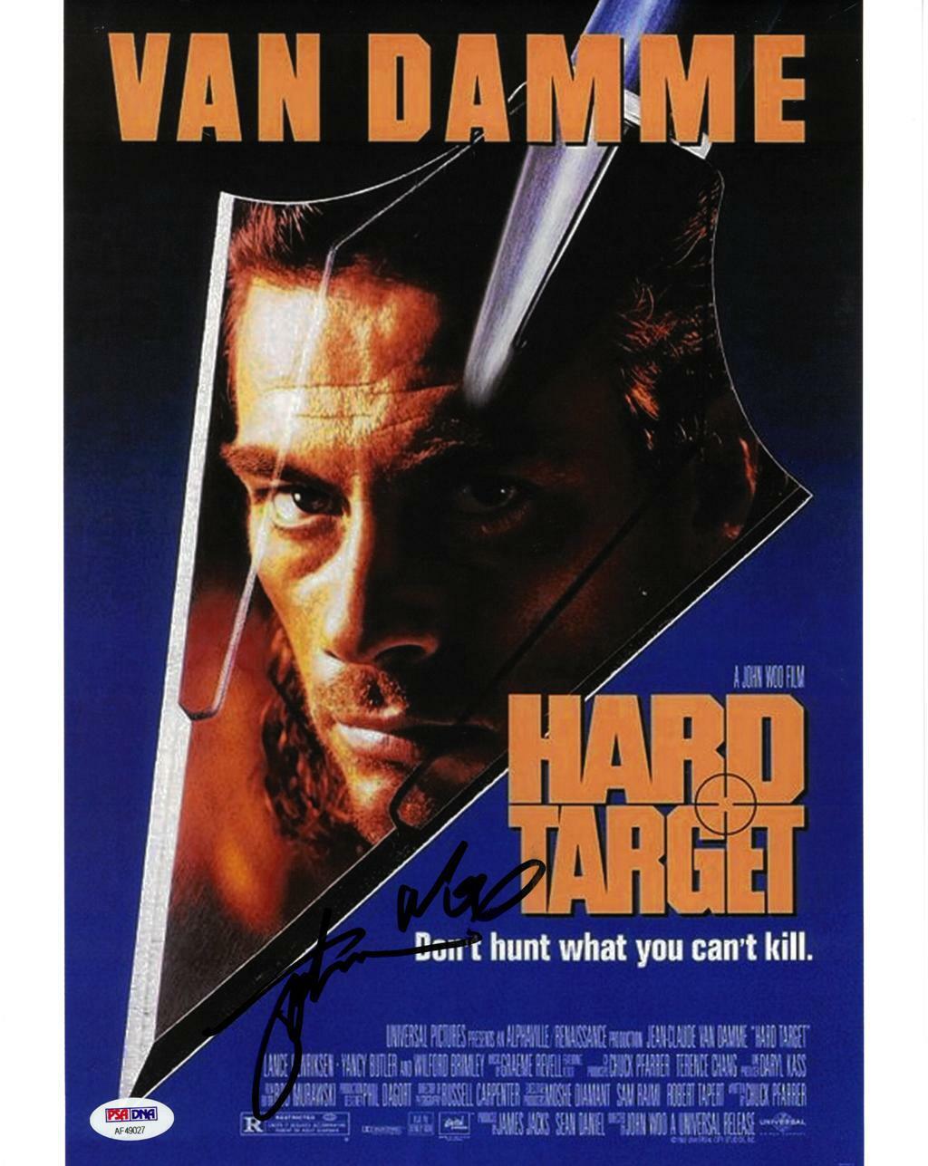 John Woo Signed Hard Target Authentic Autographed 11x14 Photo Poster painting PSA/DNA #AF49027