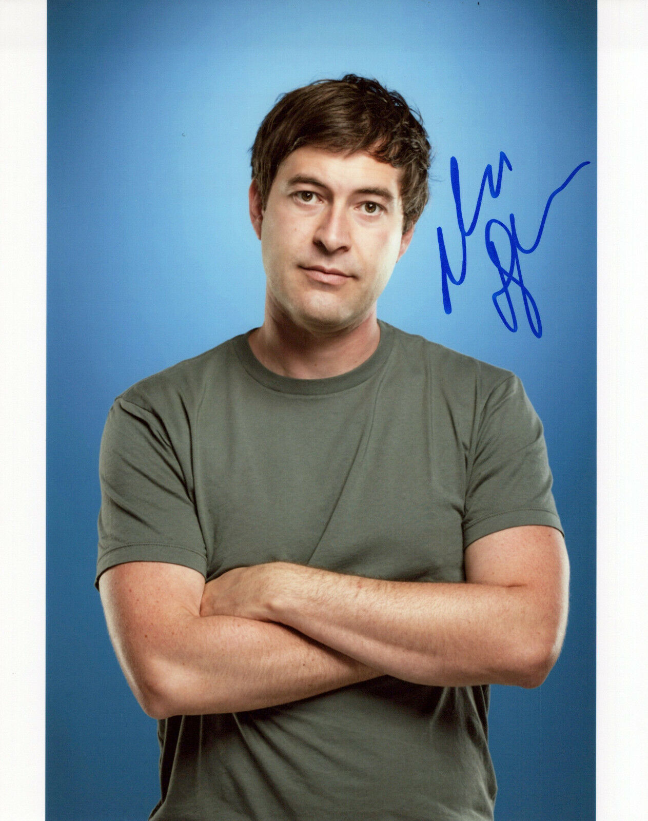 Mark Duplass head shot autographed Photo Poster painting signed 8x10 #2