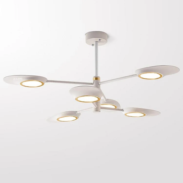 Modern Creative Adjustable Chandelier Light Metal Living Room Ceiling Lights - Appledas