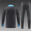 2024/2025 Tottenham Half-Pull Training Suit Dark Grey Football Shirt 1:1 Thai Quality