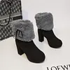 Gioiacombo&trade; Nuovi stivali invernali con tacco alto moda donna
