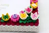 Bloom Flower DIY Building Block Photo Frame Kit,Creative Handmade Assembled Photo Frame Handmade Craft Gift Home Tabletop Display Decor