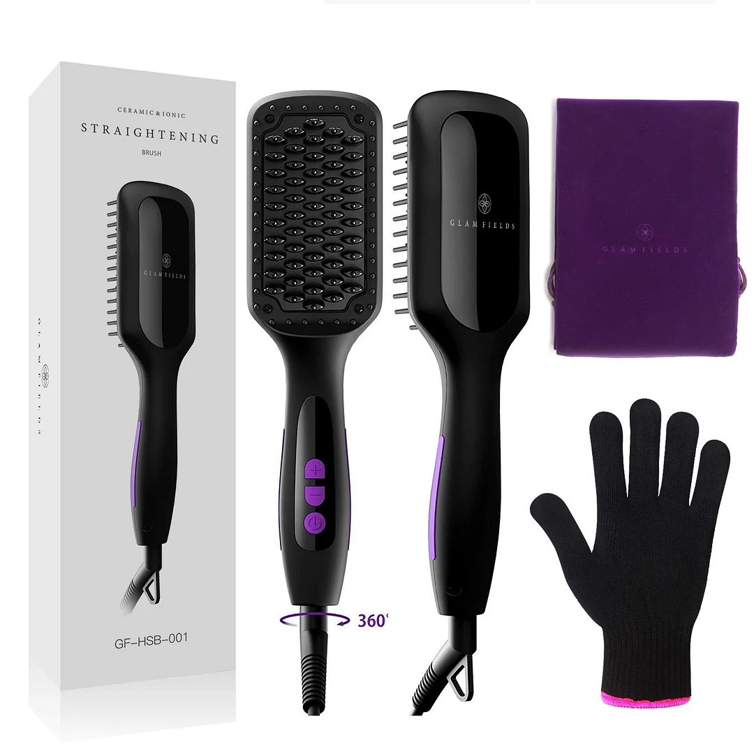 Electrical Heated Hair Straightening with Faster Heating, MCH Ceramic Technology, Auto Temperature Lock, Anti Scald