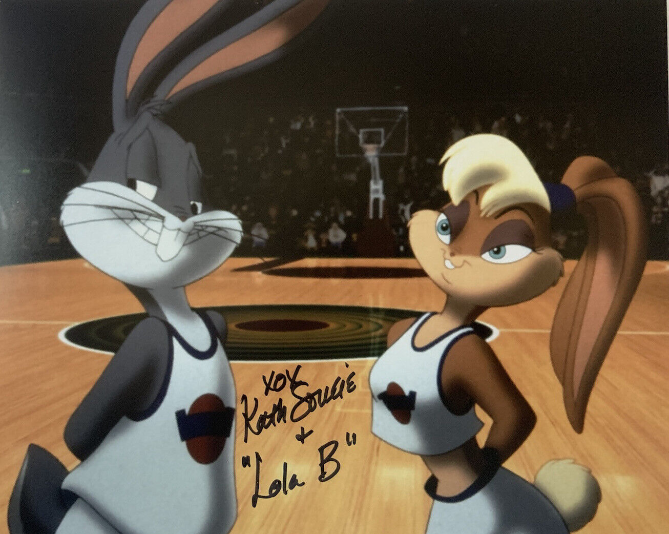 KATH SOUCIE HAND SIGNED 8x10 Photo Poster painting LOLA BUNNY VOICE ACTRESS AUTOGRAPH