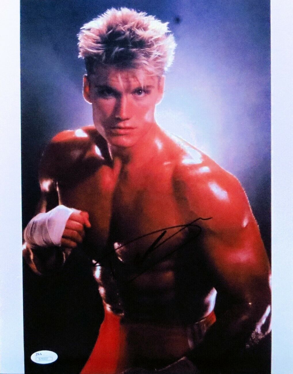 Dolph Lundgren Signed Autographed 11X14 Photo Poster painting Rocky IV Ivan Drago JSA S79337