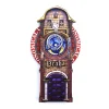 Prague Astronomical Clock Fridge Magnet High-end 3D Gear Rotating Wooden Magnetic Sticker Creative Gift