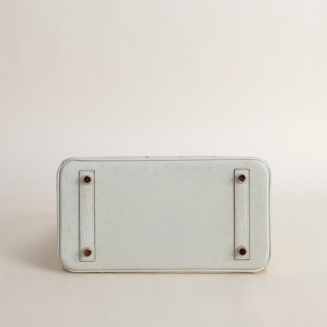 Birkin 25cm Ostrich 3C Parchemin GHW