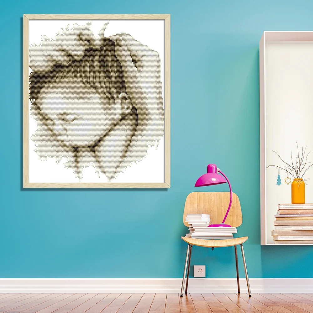 14ct Stamped Cross Stitch - Embrace(28*31cm)