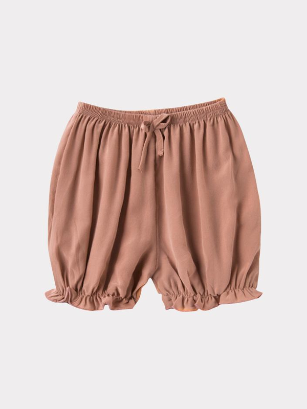 Pantalon mignon en soie pour les enfants-Soie Plus
