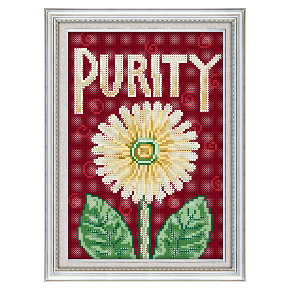 

27*18CM - 14CT Stamped Cross Stitch-PURITY, 501 Original
