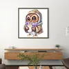 Owl - 18CT Stamped Cross Stitch 20*20cm/7.87*7.87in