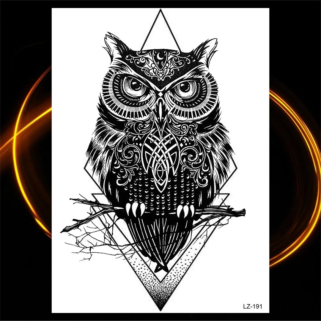 Sdrawing Black Rose Flower Compass Temporary Tattoos For Girl Men Skull Cross Butterfly Fake Tattoo Sexy Thigh Waterproof Tatoo