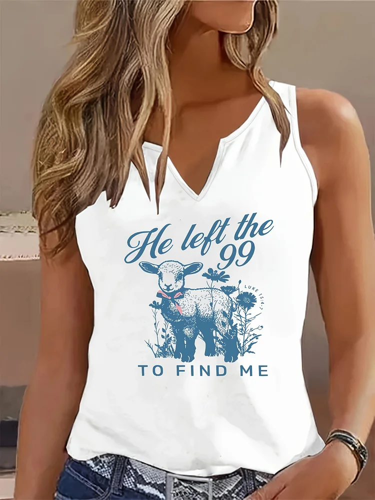 Women's Lightweight Stretchy Tank Top - Non-Transparent Sleeveless Shirt, All-Season Casual Blouse For Everyday & Formal Outfits - Machine Washable Women's Clothing, Versatile Wardrobe Staple, Playful Graphic Tee, Comfortable Fit, Trendy Shoppers