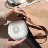 Handheld Music Sleep Instrument 4 Sleeps Timer Portable Sound Machine for Sleep Baby 8-Color Night Light with 27 Sounds for Office Privacy Travel