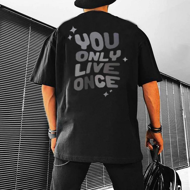 Sopula You Only Live Once Print T-Shirt
