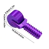 Diamond Art Roller Tools and Accessories for Rhinestone Embroidery with 10 Ridges Diamond Art Roller Straightener for Craft Lover Beginners (Solid Purple)
