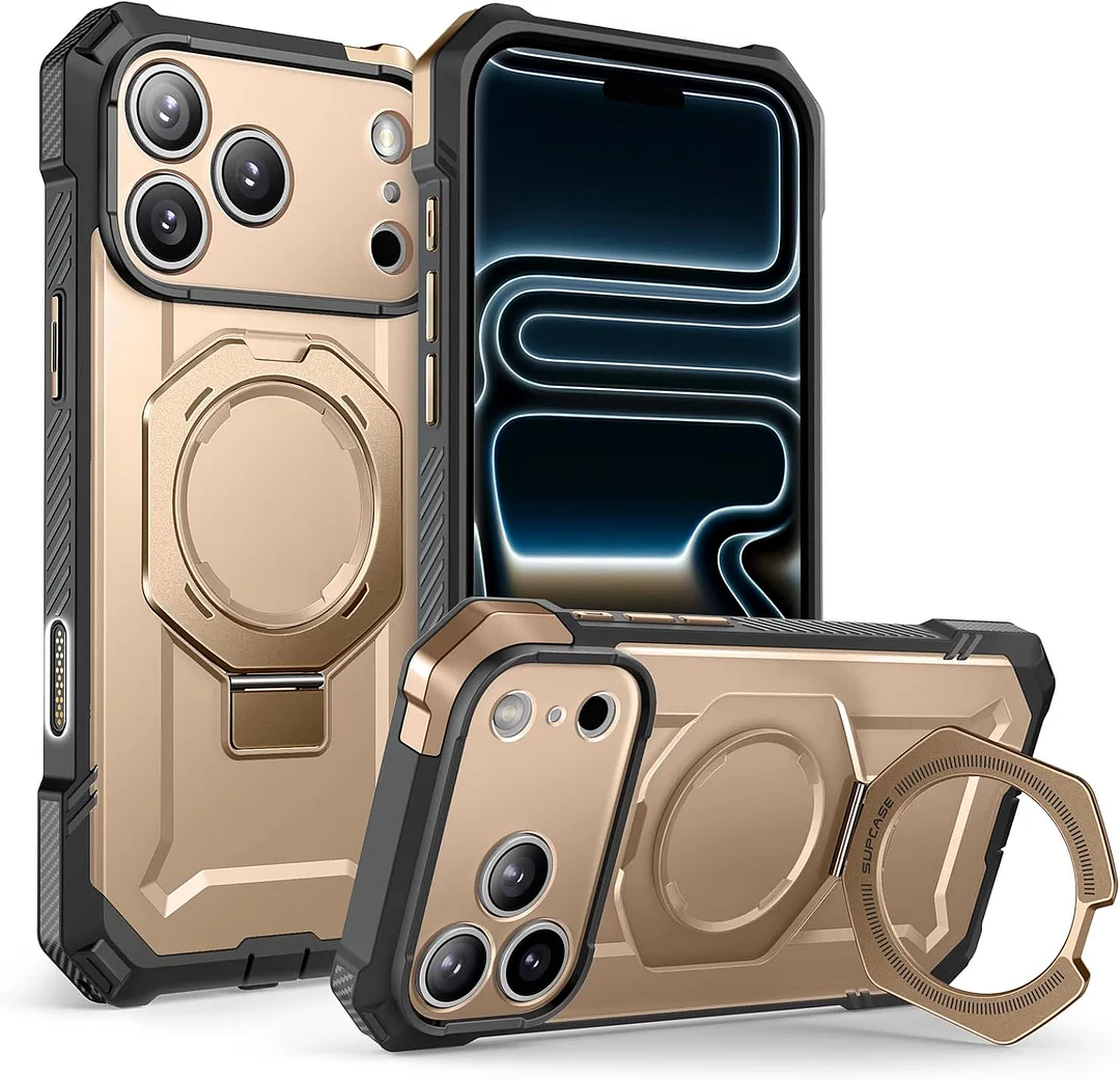 Compatible with iPhone 17 Pro Max Case with Kickstand (Unicorn Beetle Grip), [Camera Control Cover] [MagSafe Compatible] [Military-Grade Drop Protection] Heavy Duty Magnetic Phone Case