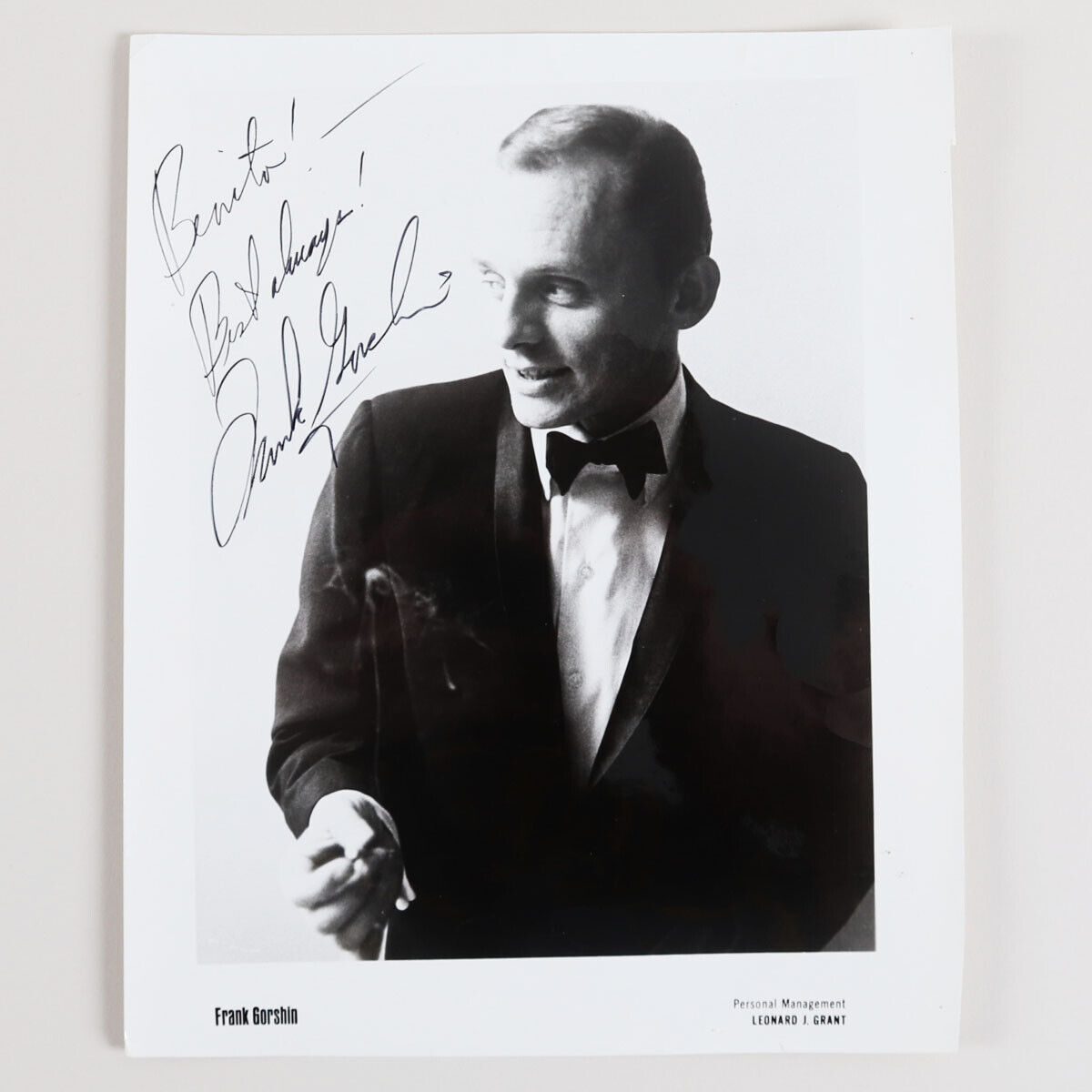 Frank Gorshin Signed Photo Poster painting 8x10 - COA JSA