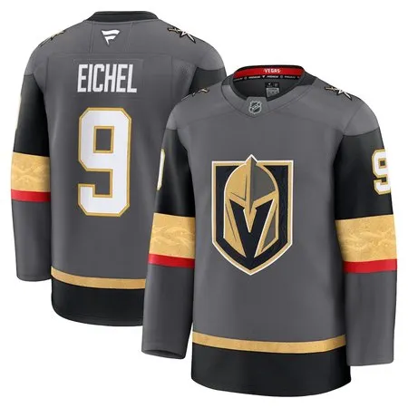 Youth Vegas Golden Knights #9 Jack Eichel  Gray Alternate Jersey