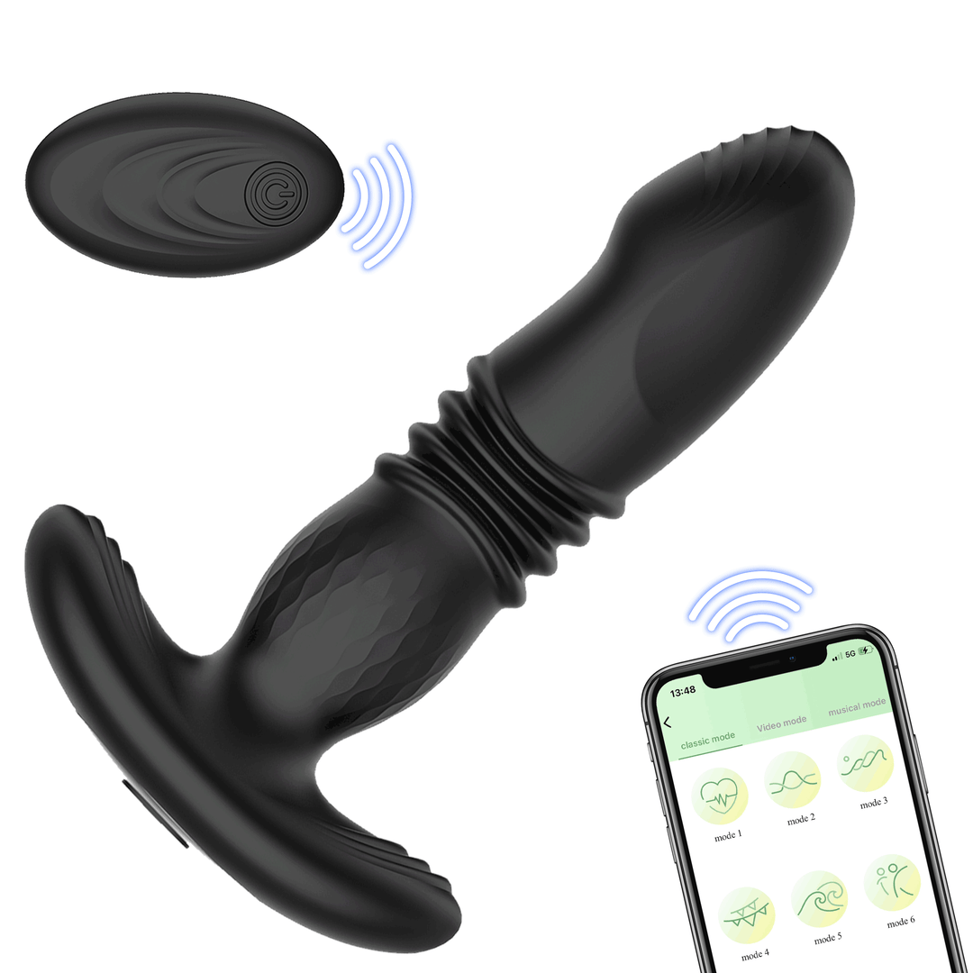 Rider-5.79‘’ Thrusting Anal Vibrator APP Available