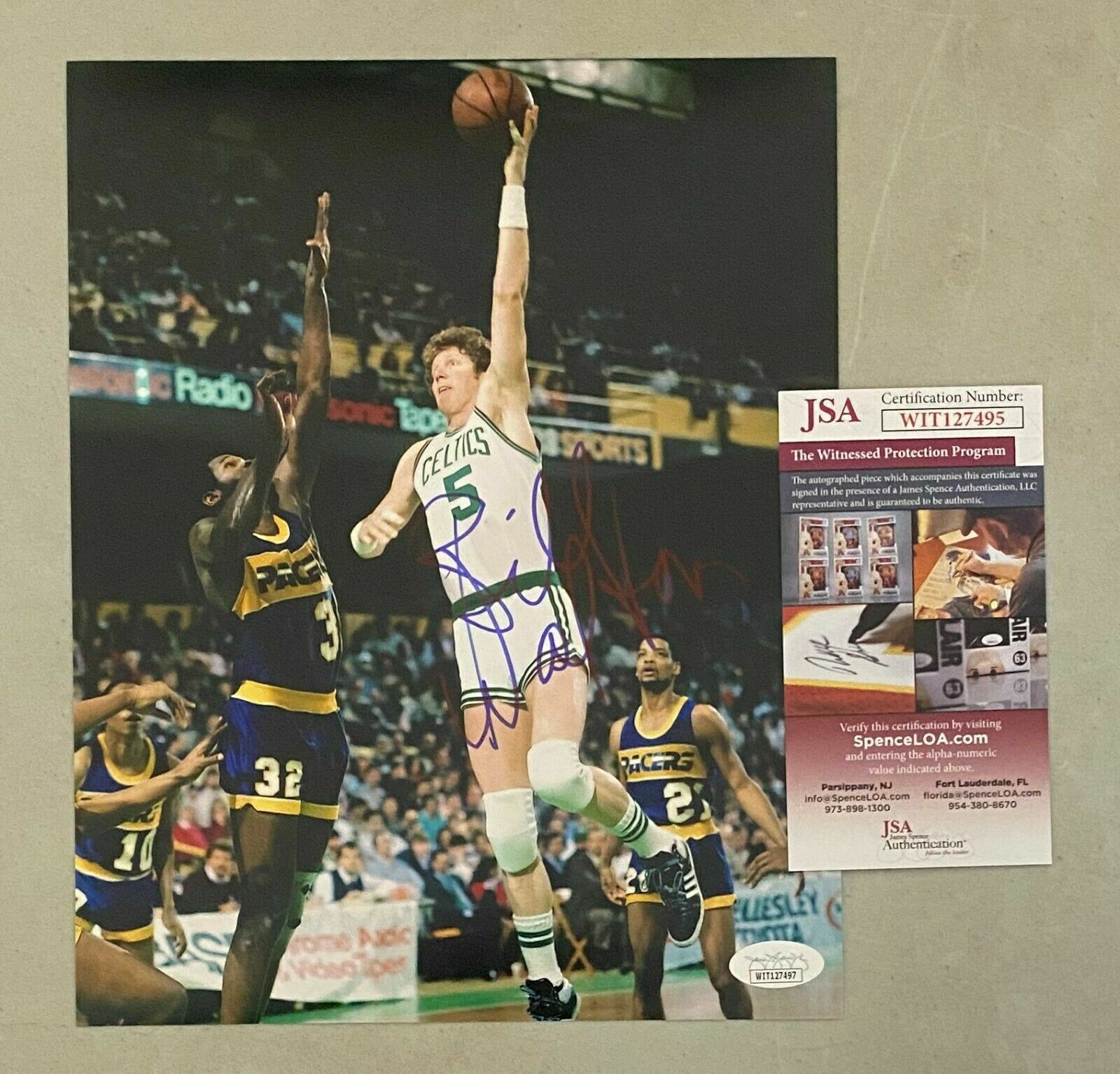 Bill Walton signed Boston Celtics HOF 8x10 autographed Photo Poster painting JSA COA