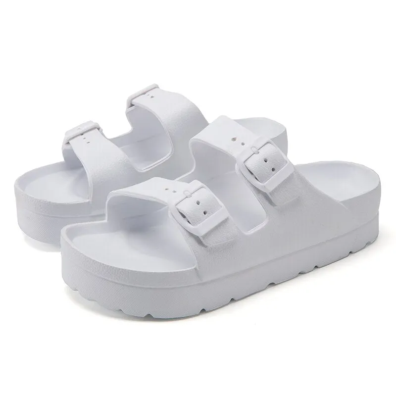 Summer Platform Slippers Women Shoes EVA Home House Slippers Casual Shoe Woman Pink White Red Beach Sandals Slides flip flops