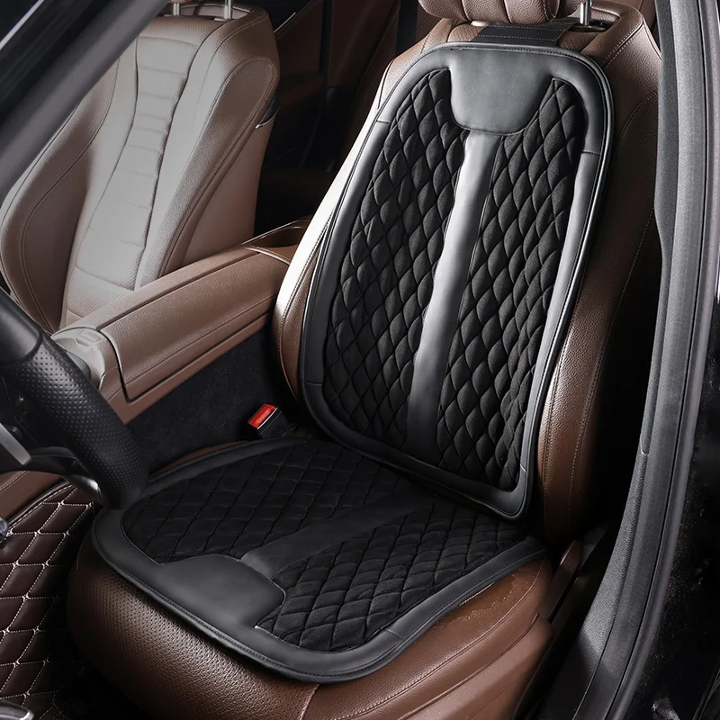 Car Seat Cushion Deerskin Car Winter Short Plush Seat Cushion Seat Headrest