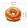12pcs Gourmet Food-11CT Stamped Cross Stitch Set 12.5*12.5cm/4.92*4.92in tapestrymarket