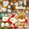 Heart Shaped Christmas Doll Template Set(9 PCS) With Instructions