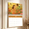 2027 New DIY Diamond Painting Flower Little Girl Wall Calendar Kit 12-Month Flip Calendar Design Home Decor