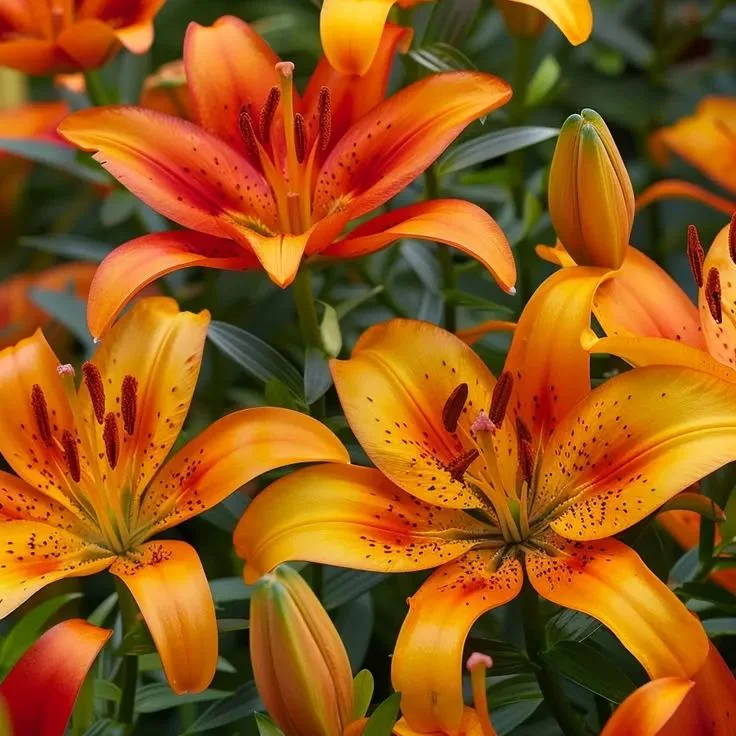 Black border-Rare Exquisite Lily Bulbs 🌸