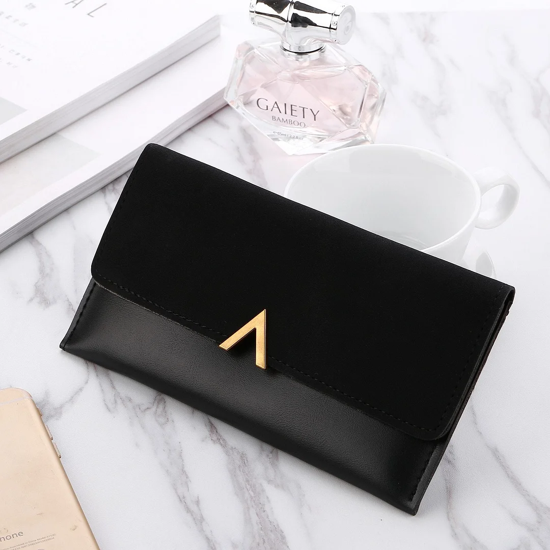 2020 Leather Women Wallets Hasp Lady Moneybags Zipper Coin Purse Woman Envelope Wallet Money Cards ID Holder Bags Purses Pocket 1113-1