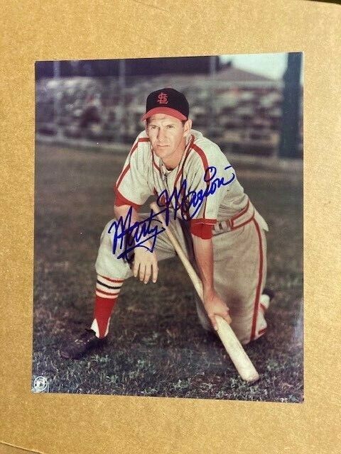 Marty Marion St Louis Boldly Signed Signed 8x10 Photo Poster painting with COA