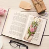 3Pcs Diamond Painting Rose Bouquet Bookmark for Book Lovers