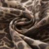Coffee Leopard Print Shawl Scarf