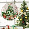 Christmas Decoration Tree 2D Flat DIY Diamond Painting Pendant 9.84x9.84in