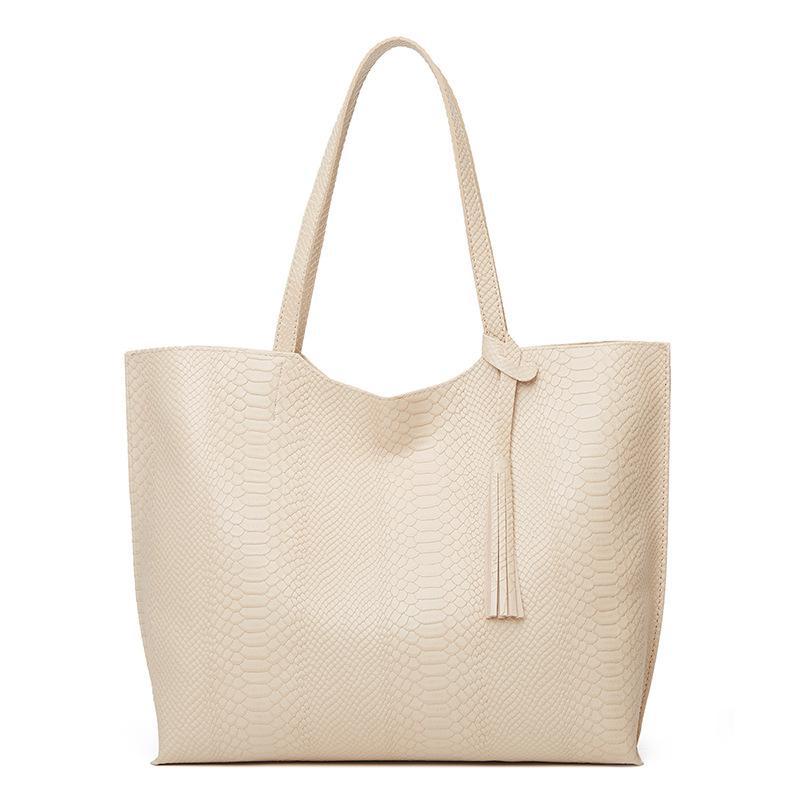 Fashion Snake Print Tote Bag