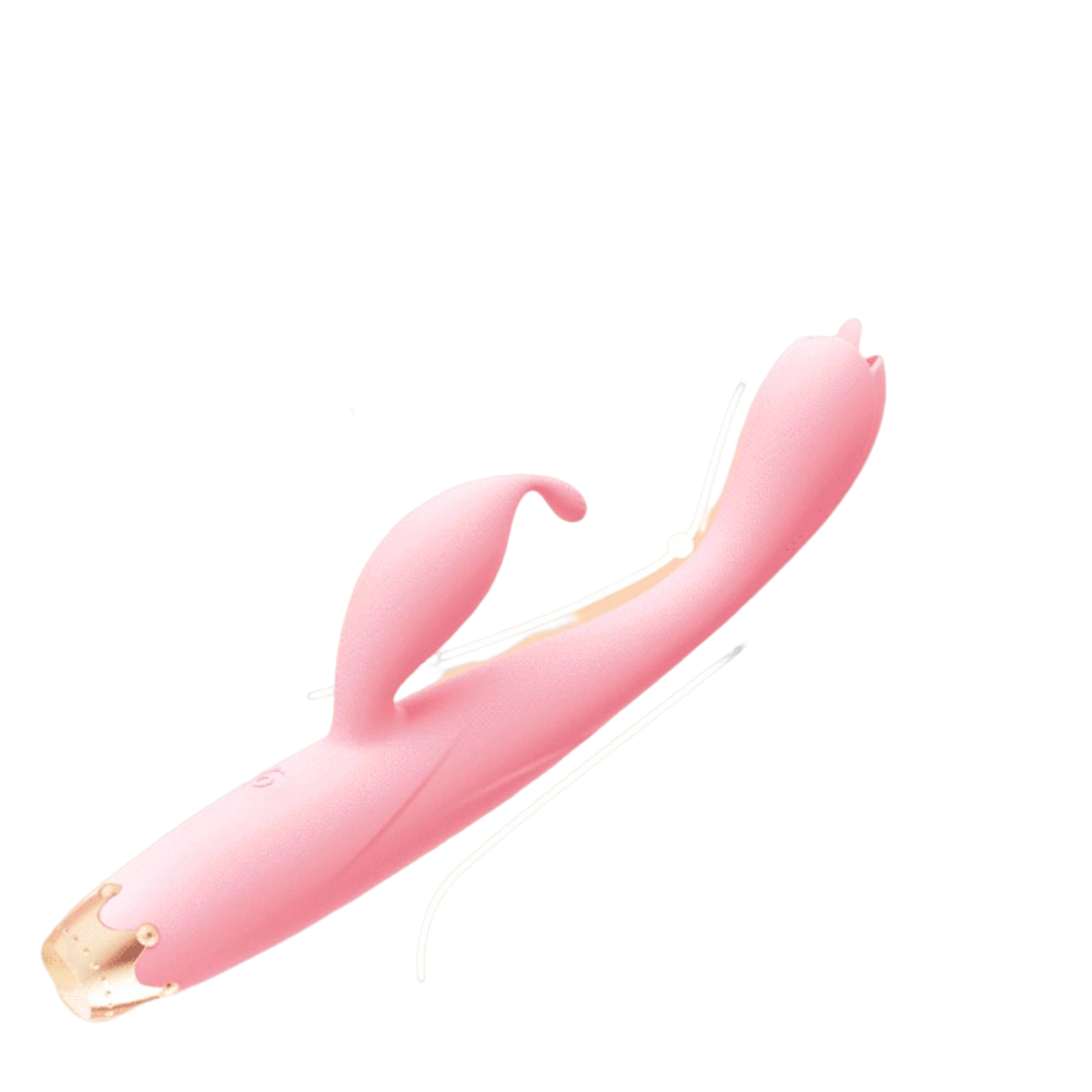 Corolla Double Shock With Tongue Licking Constant Temperature Vibrator Rosetoy Official