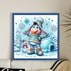 Winter Eeyore-11CT Stamped Cross Stitch 40*40cm/15.75*15.75in
