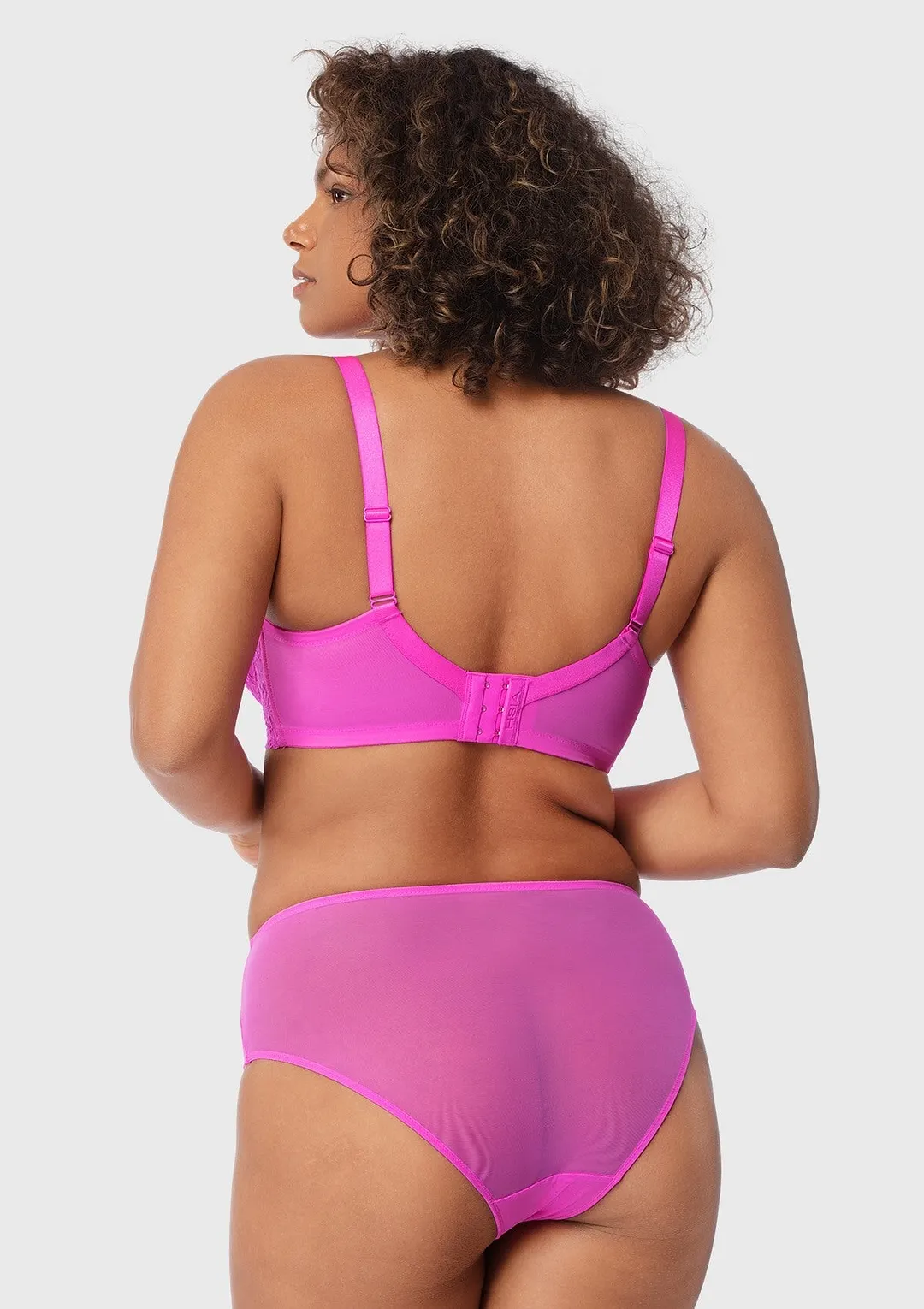 Pretty In Petals Black Unlined Strappy Lace Bra