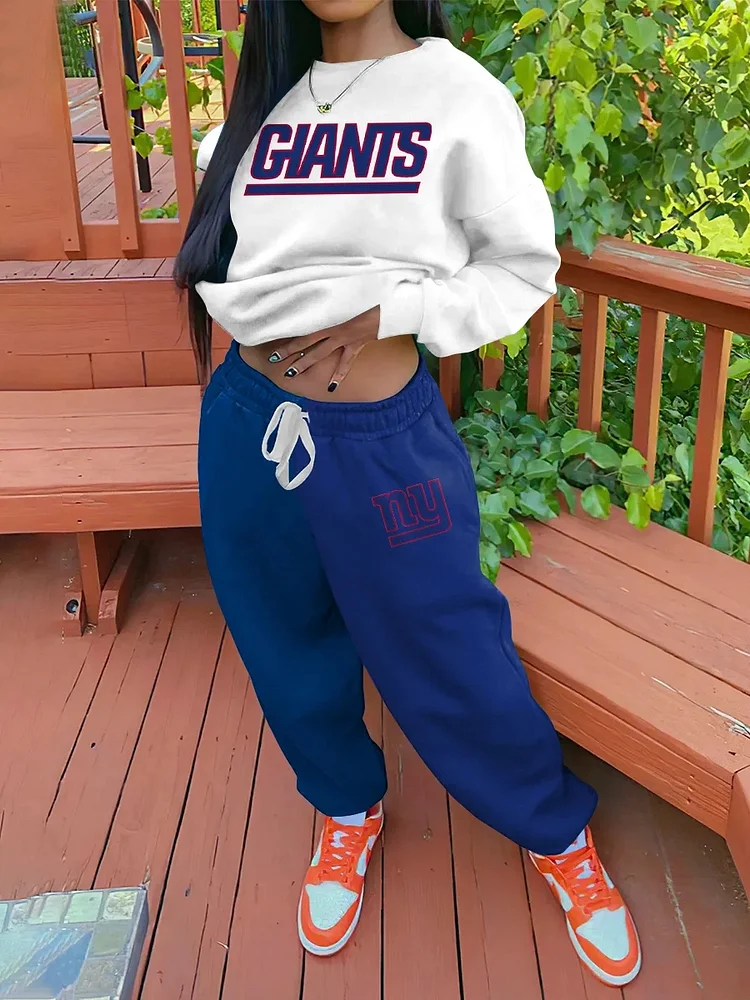 New York Giants Sportswear Crewneck Sweatshirt Suit
