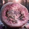 Diamond Painting -DIY Round Drill Rose Quartz Garden(40x40cm)