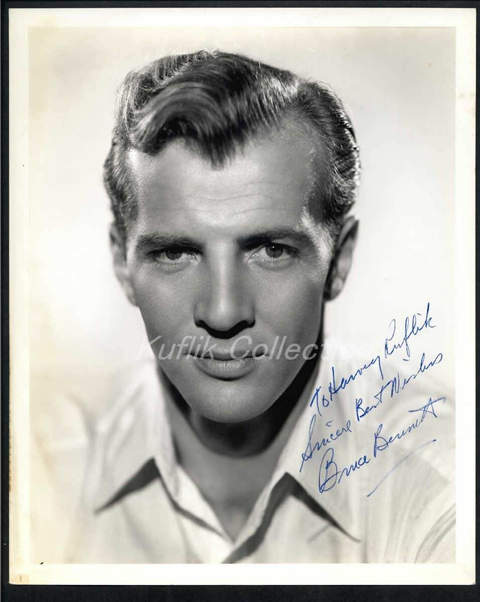 Bruce Bennett - Signed Vintage Celebrity Autograph Photo Poster painting