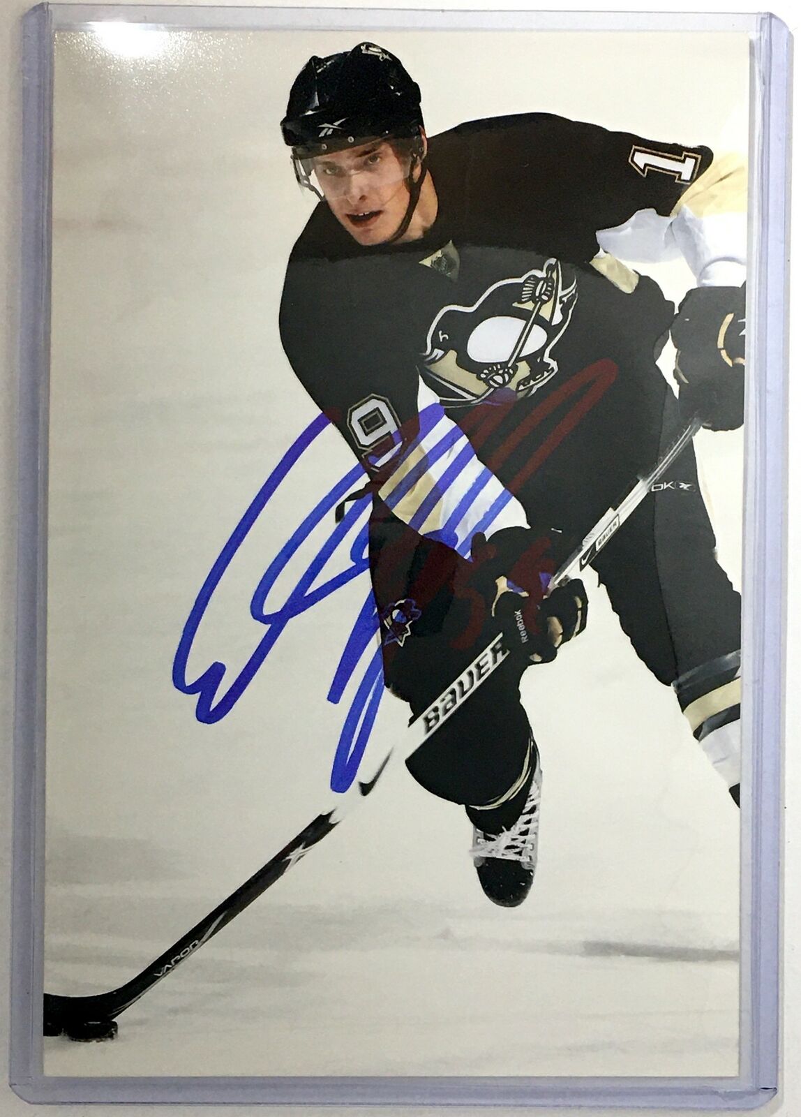 Carl Sneep Signed 4x6 Photo Poster painting Pittsburgh Penguins Autograph Auto