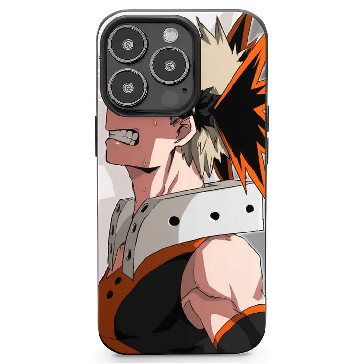 Katsuki Bakugou Anime My Hero Academia Phone Case(20) Mobile Phone Shell IPhone 13 and iPhone14 Pro Max and IPhone 15 Plus Case - Heather Prints Shirts