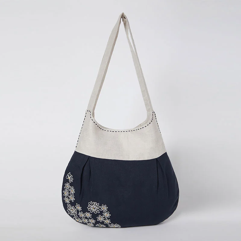 Floral Embroidered Handbag